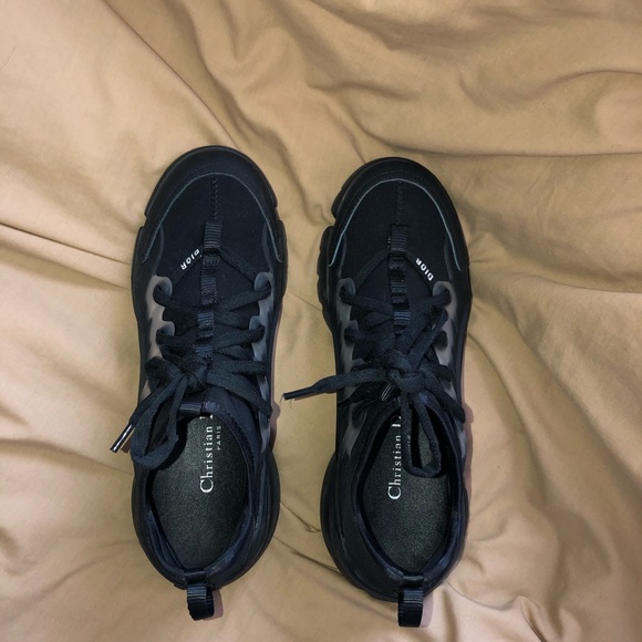 dior sneakers d connect black